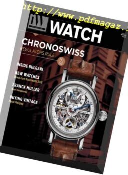 Watch Magazine – Summer 2018