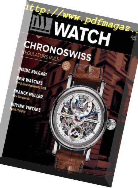 Watch Magazine – Summer 2018 Cover