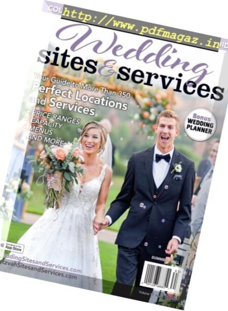 Wedding Sites & Services – Summer-Fall 2018 Cover