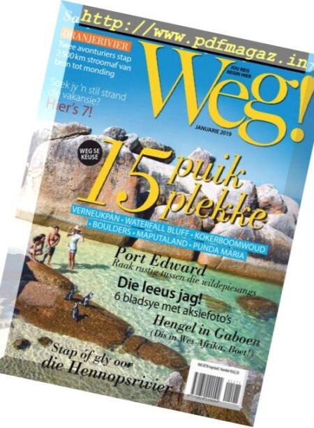Weg! – Januarie 2019 Cover