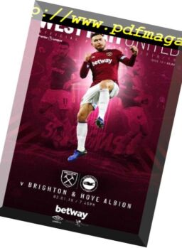 West Ham United Official Programmes – 03 January 2019
