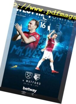 West Ham United Official Programmes – 27 December 2018