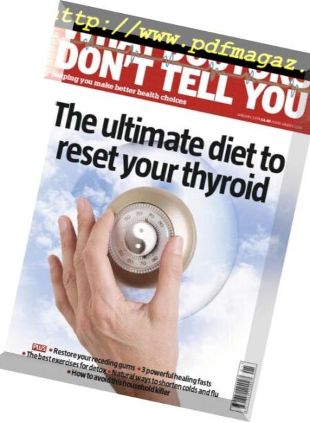 What Doctors Don’t Tell You – January 2019 Cover