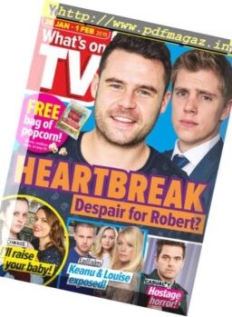 What’s on TV – 26 January 2019