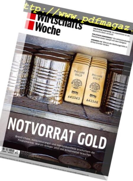Wirtschaftswoche – 15 Dezember 2018 Cover