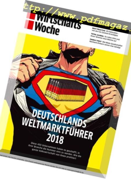 Wirtschaftswoche – 20 November 2018 Cover