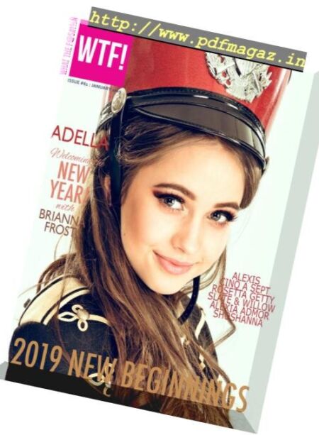 WTF! Magazine – January 2019 Cover
