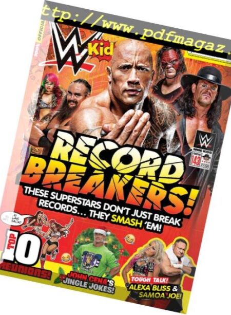 WWE Kids – December 2018 Cover