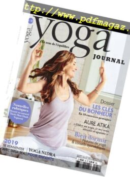 Yoga Journal France – janvier 2019