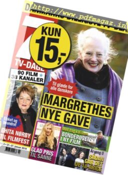 7 TV-Dage – 21 januar 2019