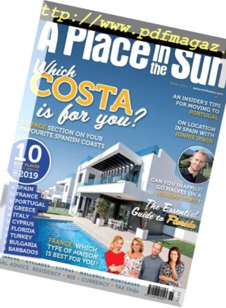 A Place In The Sun – Winter 2019 Cover
