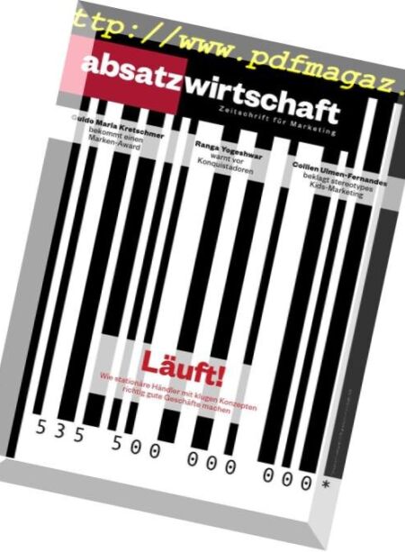 Absatzwirtschaft – Marz 2019 Cover