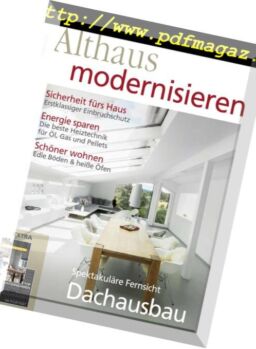 Althaus Modernisieren – Januar 2019