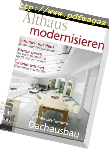 Althaus Modernisieren – Januar 2019 Cover