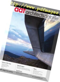 Architects Datafile (ADF) – 08 2016