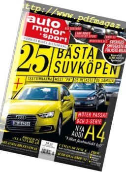 Auto Motor & Sport Sverige – 29 september 2015