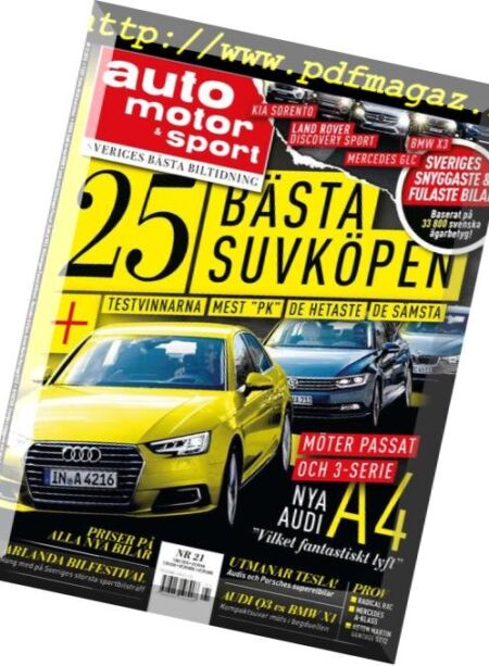 Auto Motor & Sport Sverige – 29 september 2015 Cover