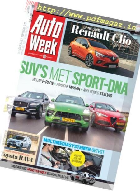 AutoWeek Netherlands – 30 januari 2019 Cover