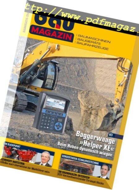 Bau Magazin – Februar 2019 Cover