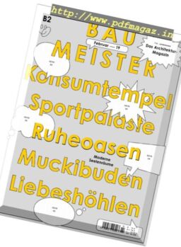 Baumeister – Februar 2019