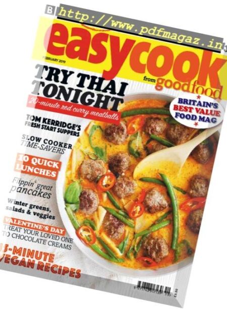BBC Easy Cook UK – February 2019 Cover