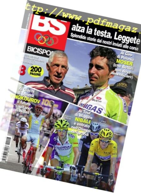 Bicisport – Agosto 2012 Cover