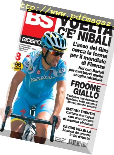 Bicisport – Agosto 2013 Cover