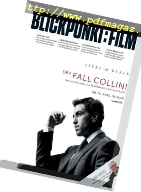 Blickpunkt Film – 21 Januar 2019 Cover