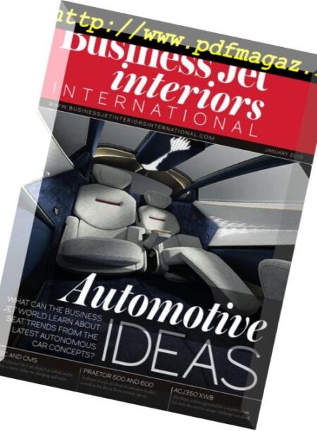 Business Jet Interiors International – January 2019 Cover