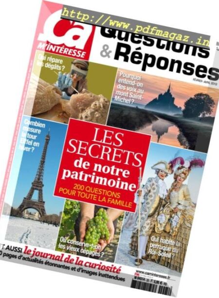 ca M’Interesse Questions & Reponses – Fevrier-Avril 2019 Cover