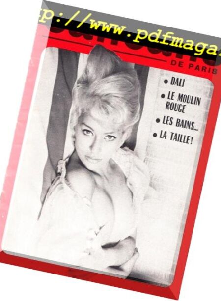 Cancans de Paris – N 02, 1965 Cover