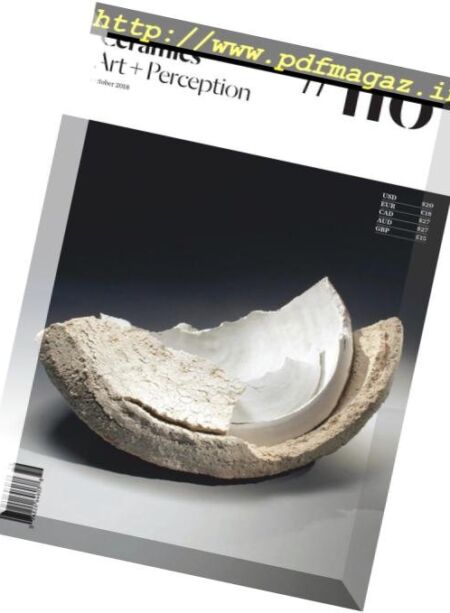 Ceramics Art and Perception – October 2018 Cover