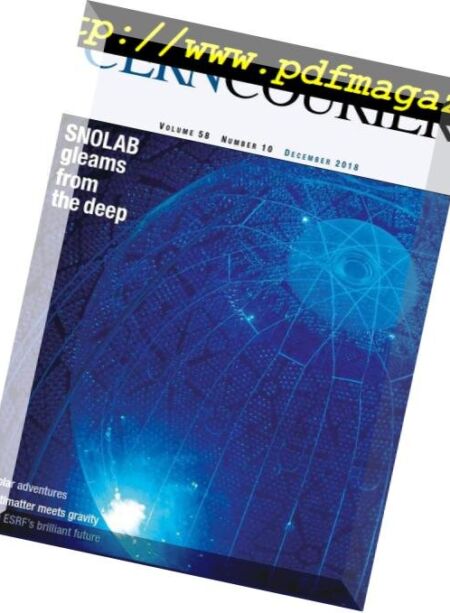 CERN Courier – December 2018 Cover