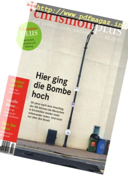 chrismon plus – Februar 2019 Cover
