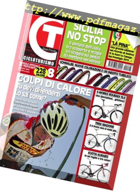 Cicloturismo – Agosto 2012 Cover