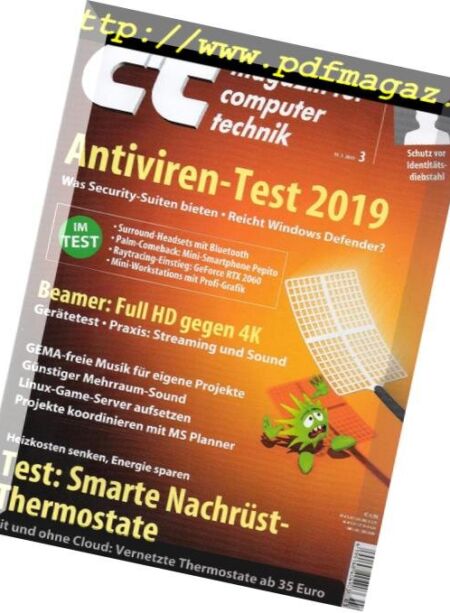 c’t Magazin – 19 Januar 2019 Cover