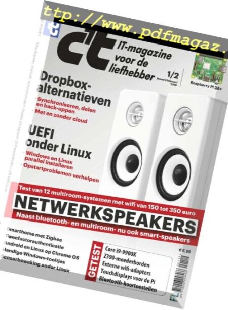 c’t Magazine Netherlands – Januari-Februari 2019 Cover