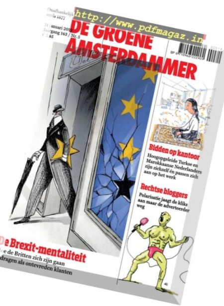 De Groene Amsterdammer – 01 februari 2019 Cover