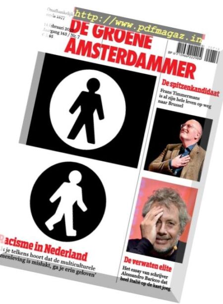 De Groene Amsterdammer – 15 februari 2019 Cover