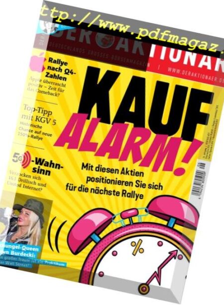 Der Aktionar – 31 Januar 2019 Cover