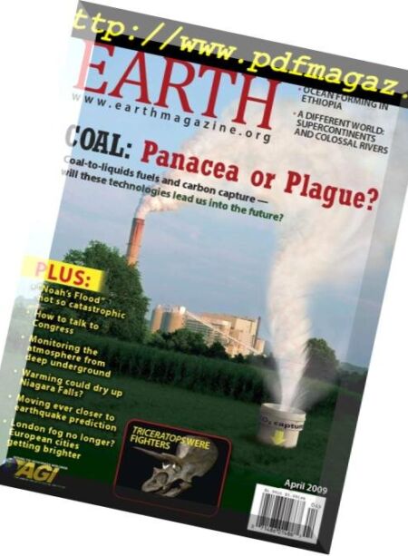 Earth Magazine – April 2009 Cover