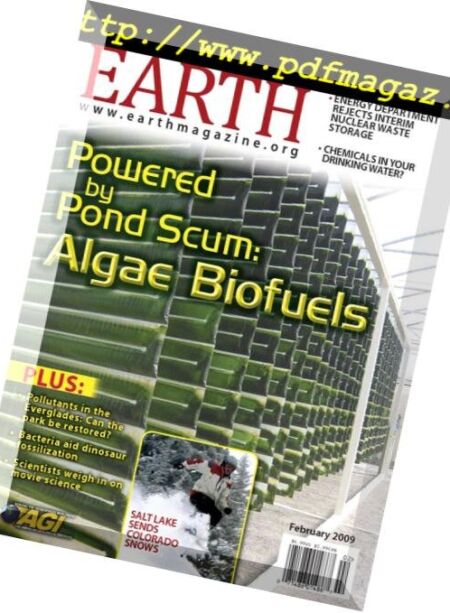 Earth Magazine – February 2009 Cover