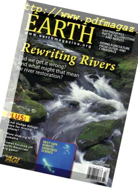 Earth Magazine – March 2009 Cover
