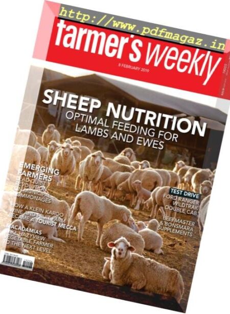 Farmer’s Weekly – 08 February 2019 Cover