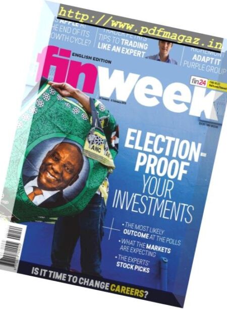 Finweek English Edition – January 24, 2019 Cover