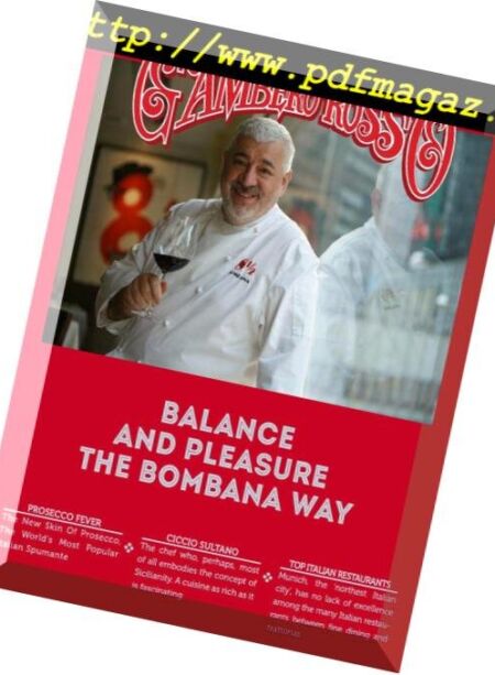 Gambero Rosso – January 2019 Cover