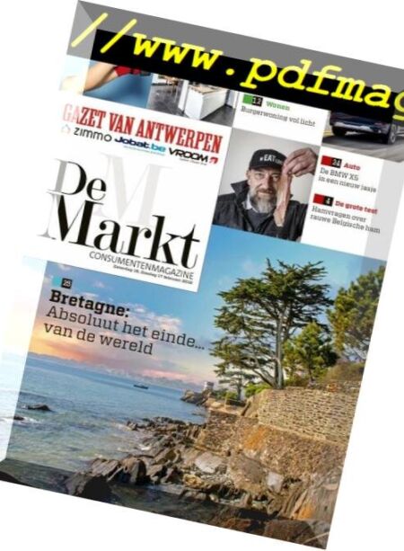 Gazet van Antwerpen De Markt – 16 februari 2019 Cover