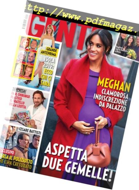 Gente Italia – 26 Gennaio 2019 Cover