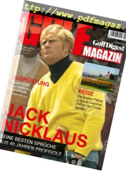 Golf Magazin – Januar 2019