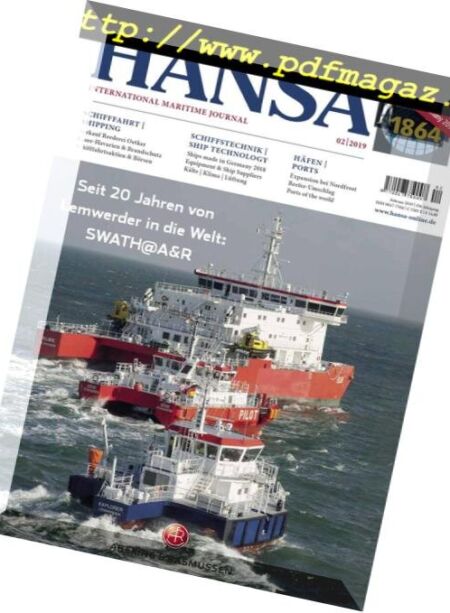Hansa – Februar 2019 Cover
